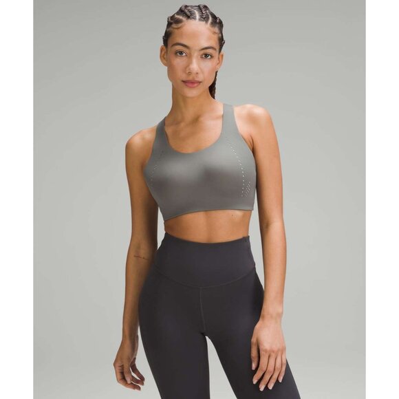 Lululemon AirSupport Bra High Support C & DD Cups Grey Sage Ultralu Fabric Flexi - Picture 1 of 2